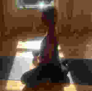 Iris Waller sitting in meditation