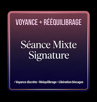 Seance mixte voyance et soins