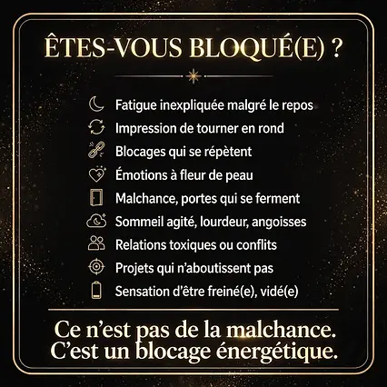 Etes vous bloquée