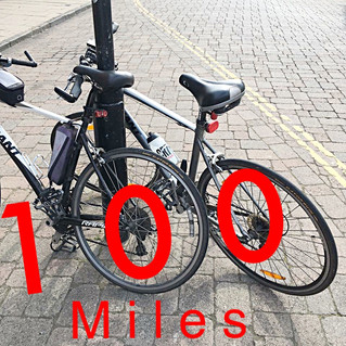 22.14 miles... to 100.