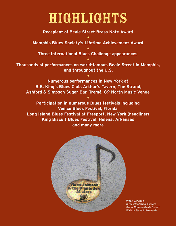 Vince Johnson Press Kit