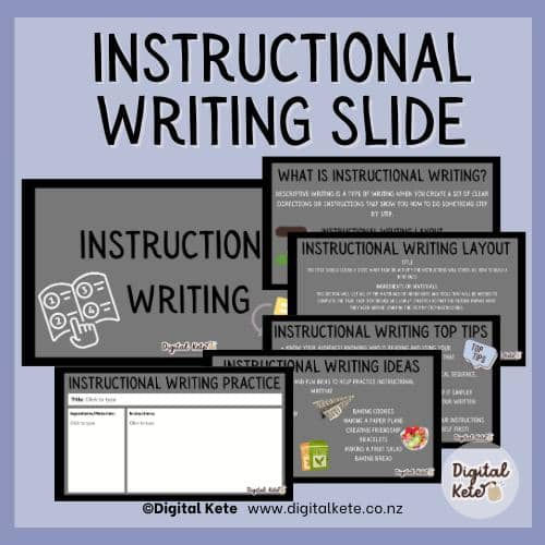 Instructional Writing Slide