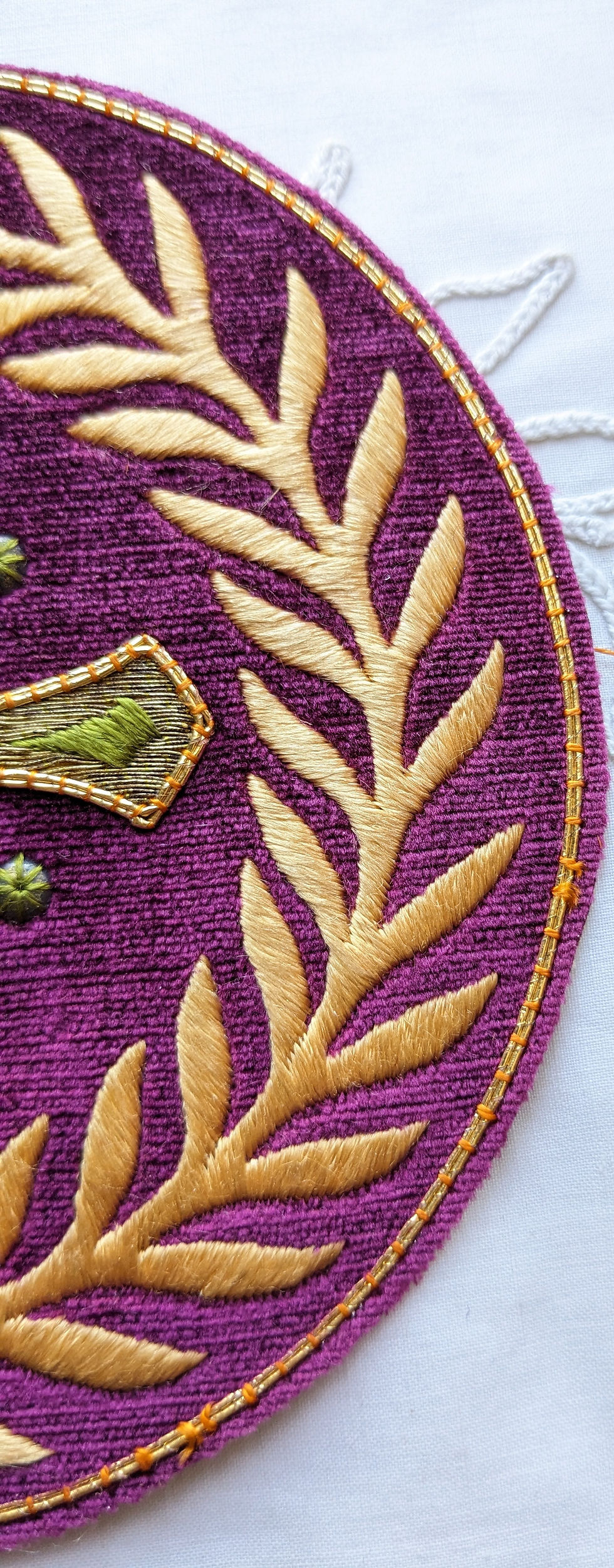 Thumbnail: Vintage Chasuble Applique Cross
