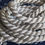 Thumbnail: Vintage Silver Metallic Rope Cording Two Strand French