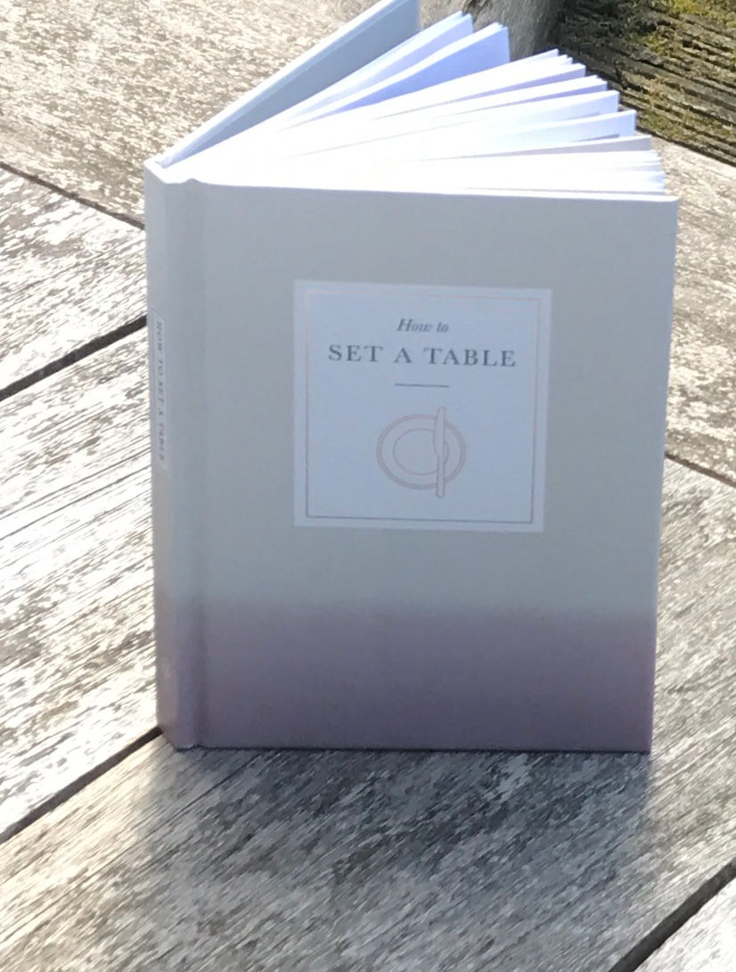 How to set a table book