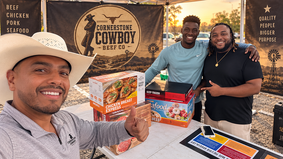 Sunset Cowboy Beef Market Selfie.png