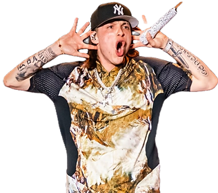 Peso Pluma in Concert Transparent Background