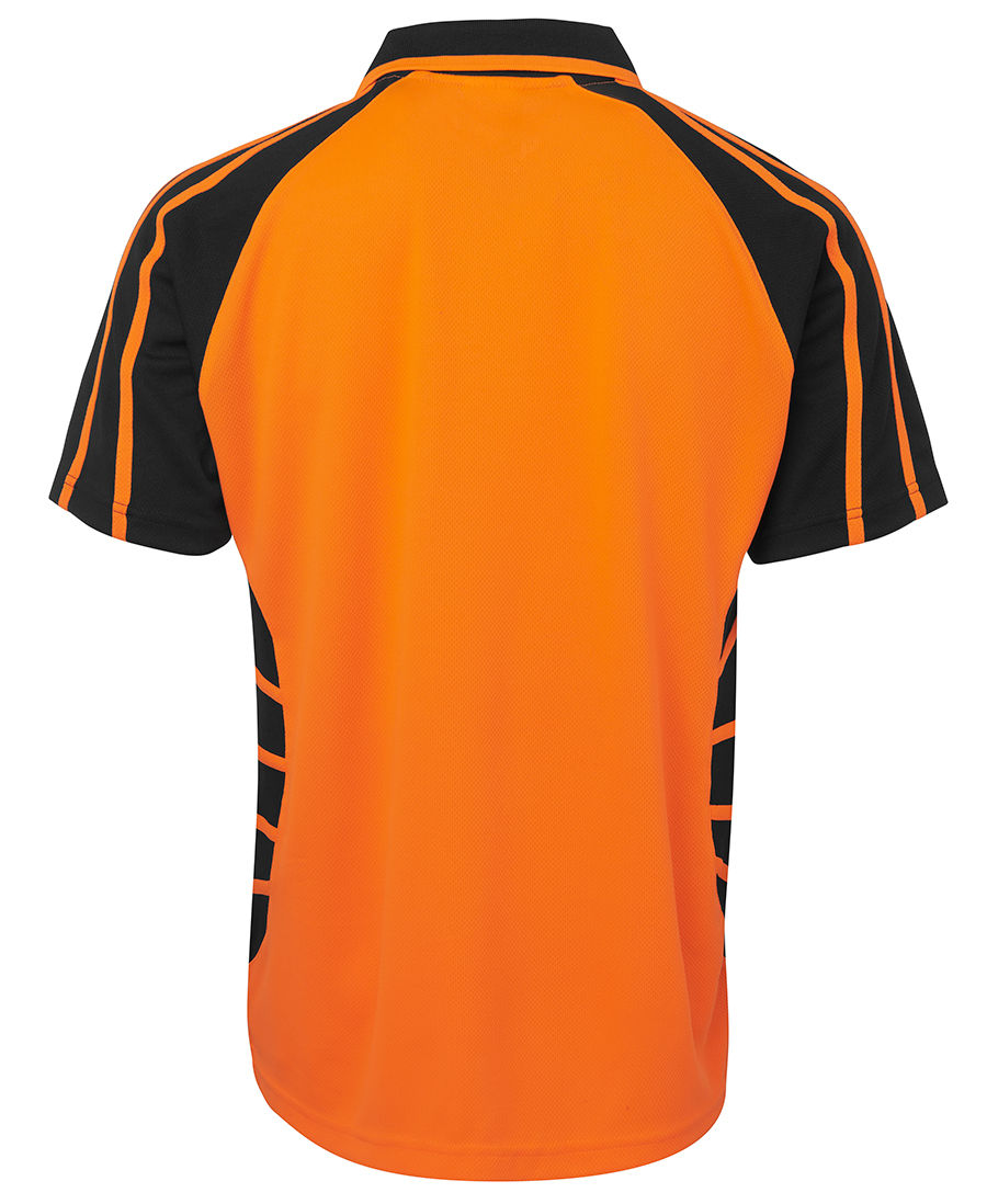 Thumbnail: JB's Hi Vis S/S Spider Polo 6HSP