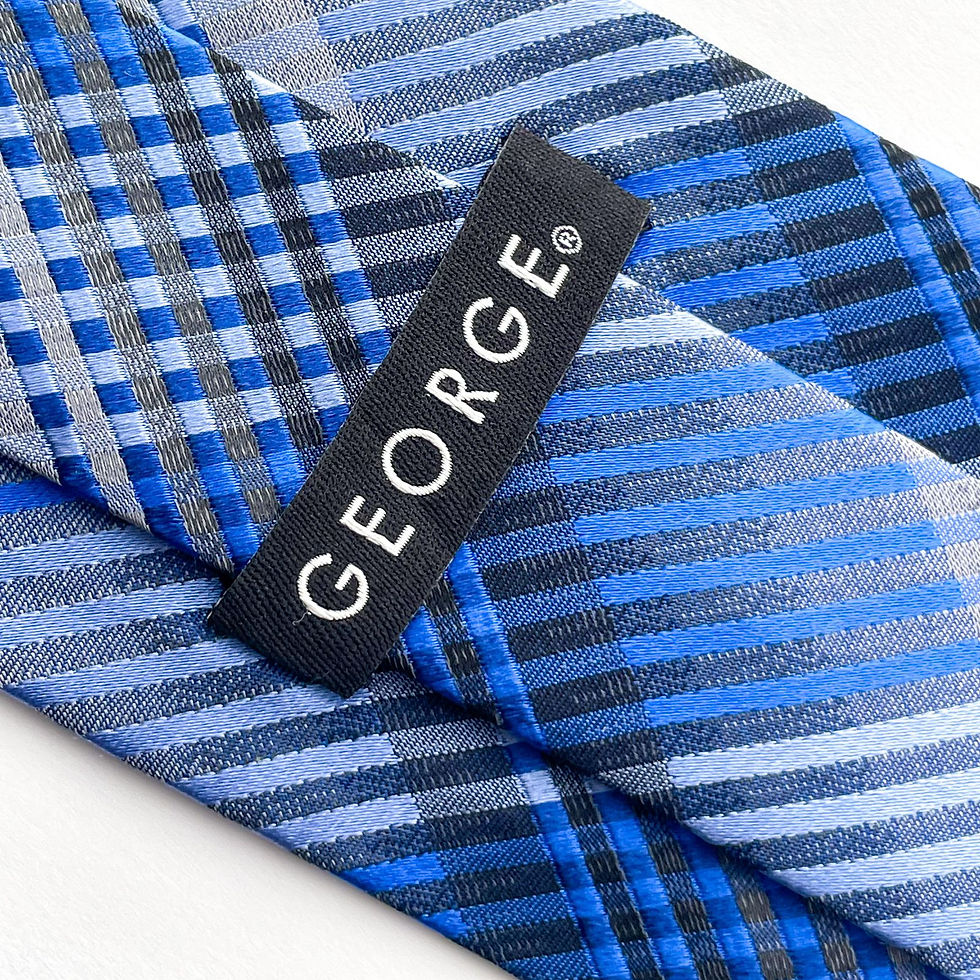Corbata GEORGE con diseño de patrón