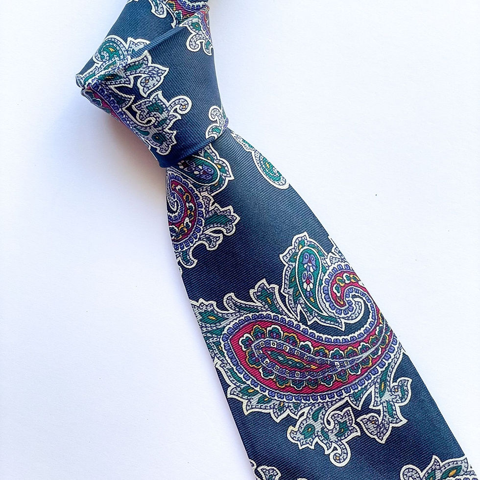 Corbata Bertpulitzer con hermoso paisley
