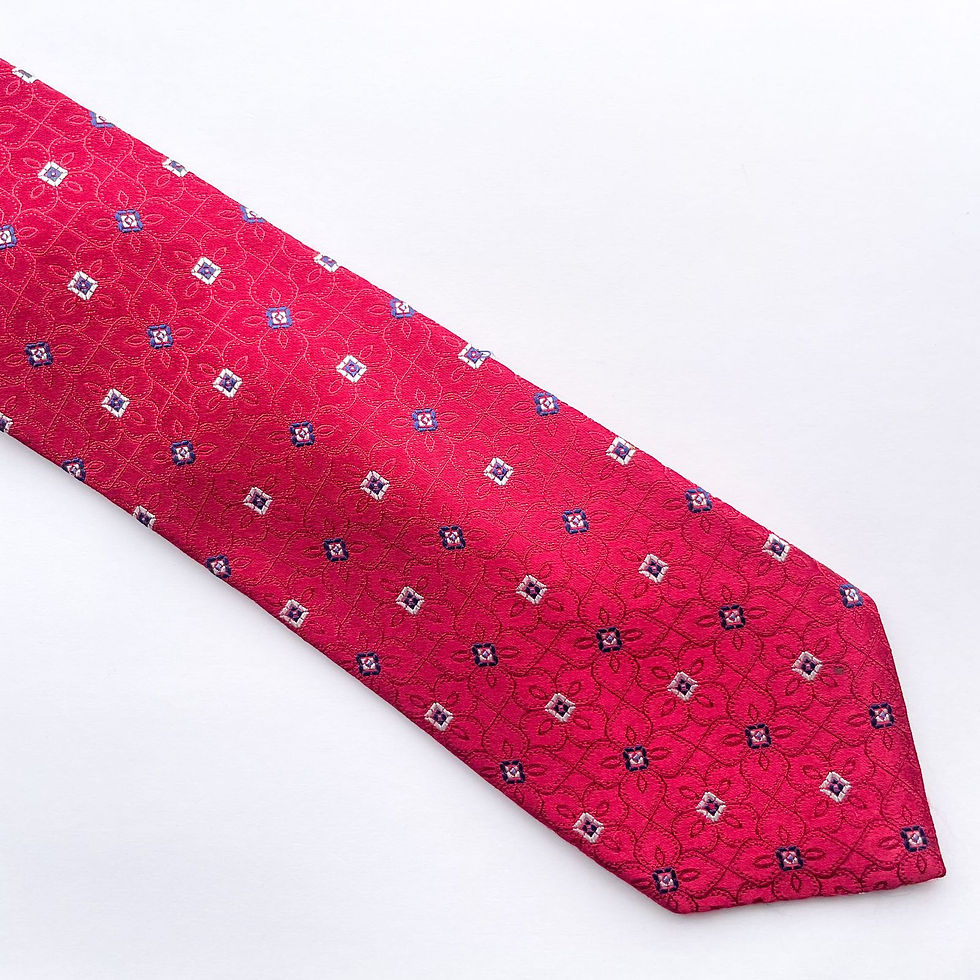 Corbata Tasso Elba con diseño en patrones