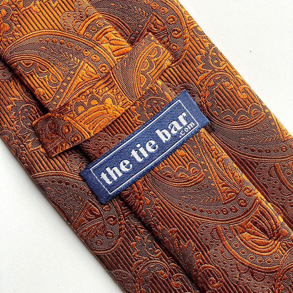 Corbata The Tie Bar de seda con diseño paisley