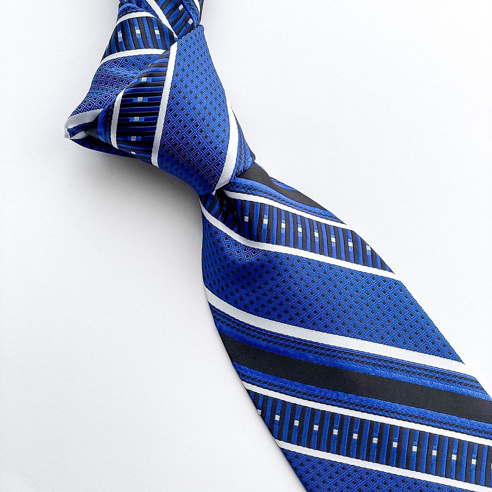 Hermosa corbata Stacy Adams a rayas