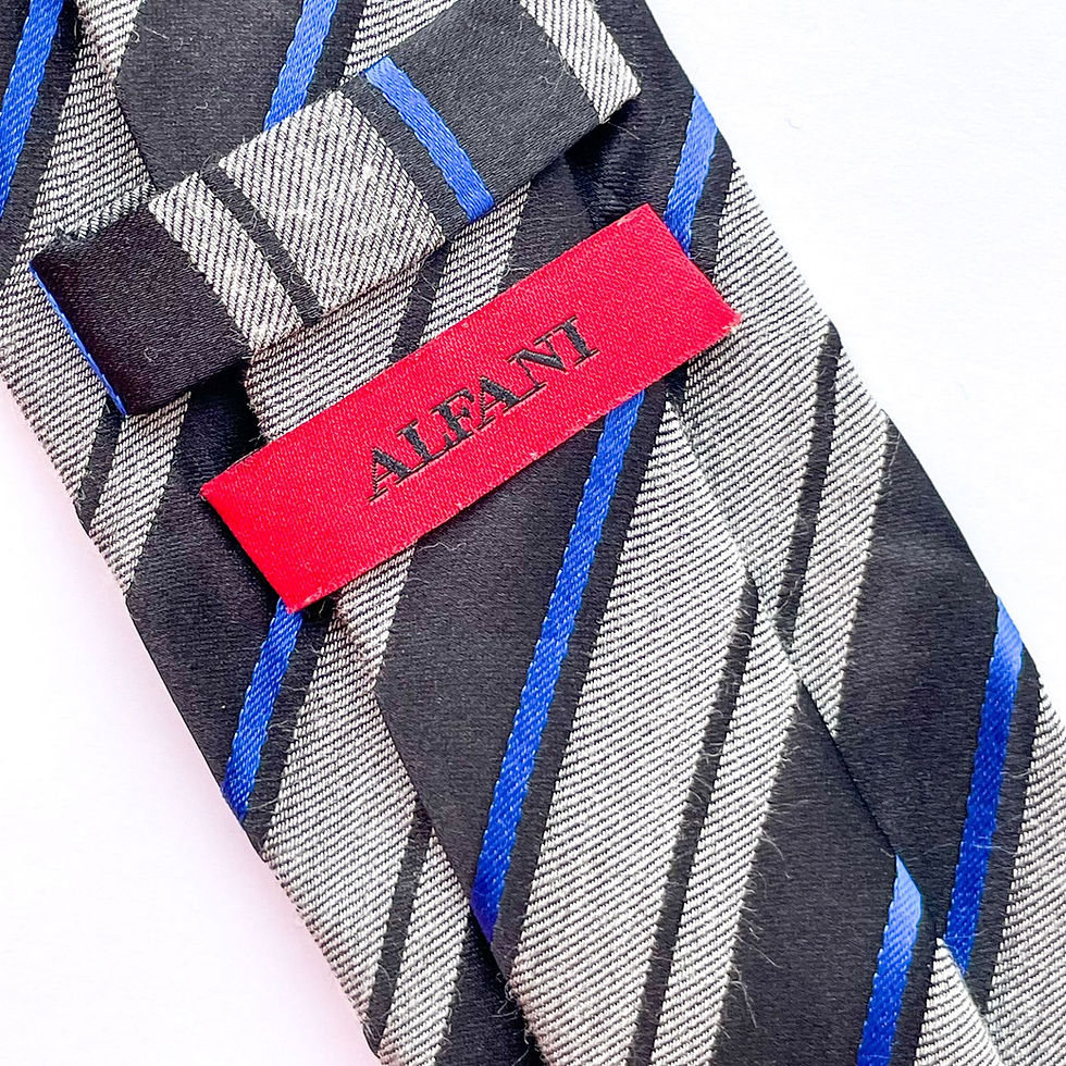Corbata ALFANI con diseño a rayas