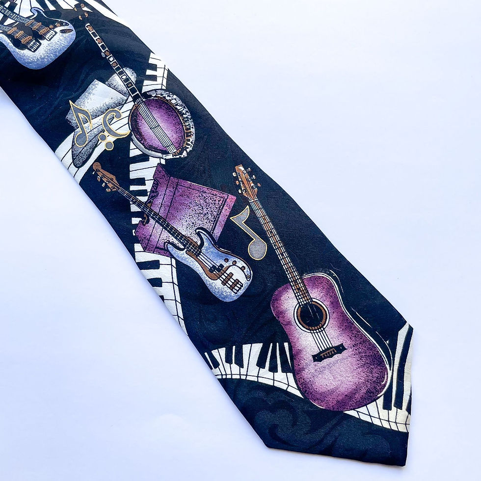 Corbata SurreY con diseño musical