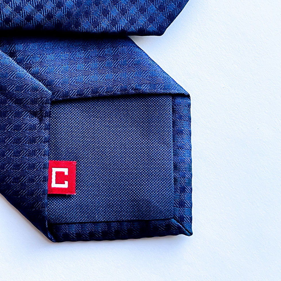 Miniatura: Corbata CHAPS con diseño cuadriculado del mismo tono