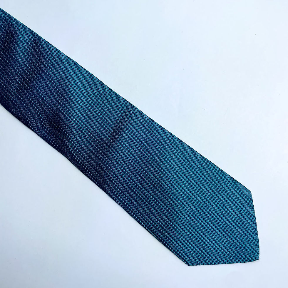 Miniatura: Corbata Tom James - 100% seda - Hecha USA 🇺🇸 - 8,3cm de ancho al final 