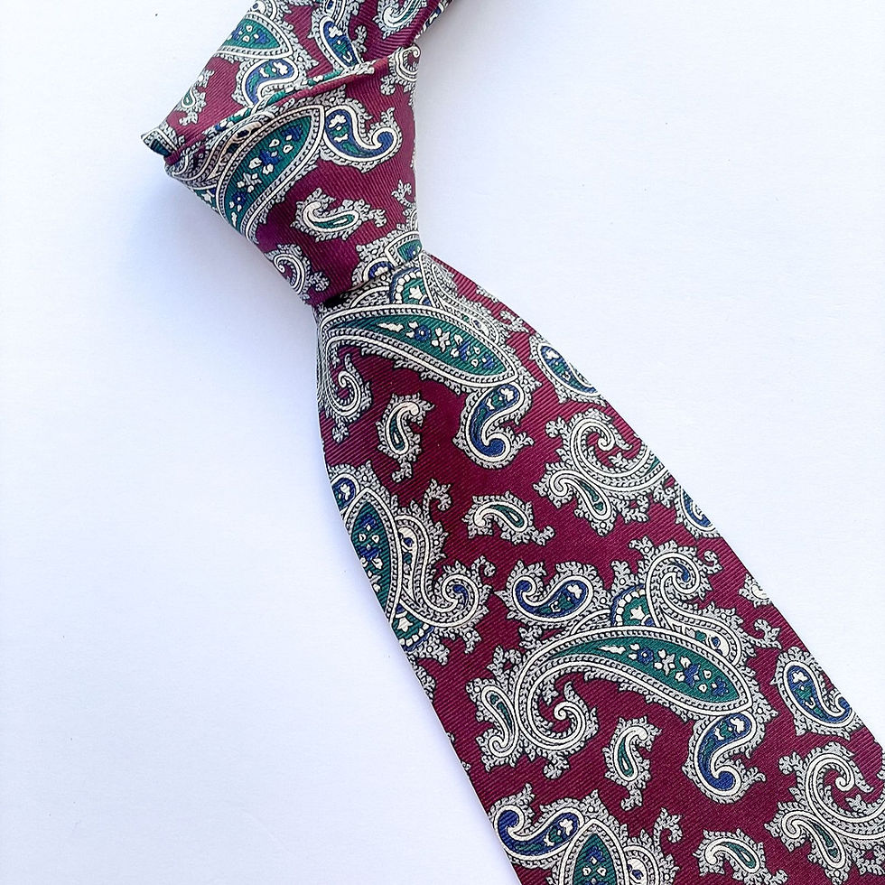 Corbata Bertpulitzer con hermoso paisley