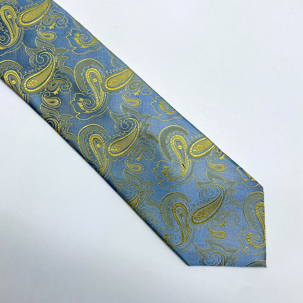 Miniatura: Corbata Angelo Rossi con hermoso diseño paisley