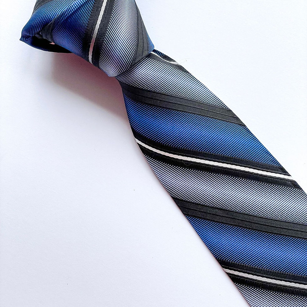 Corbata Express con diseño a rayas