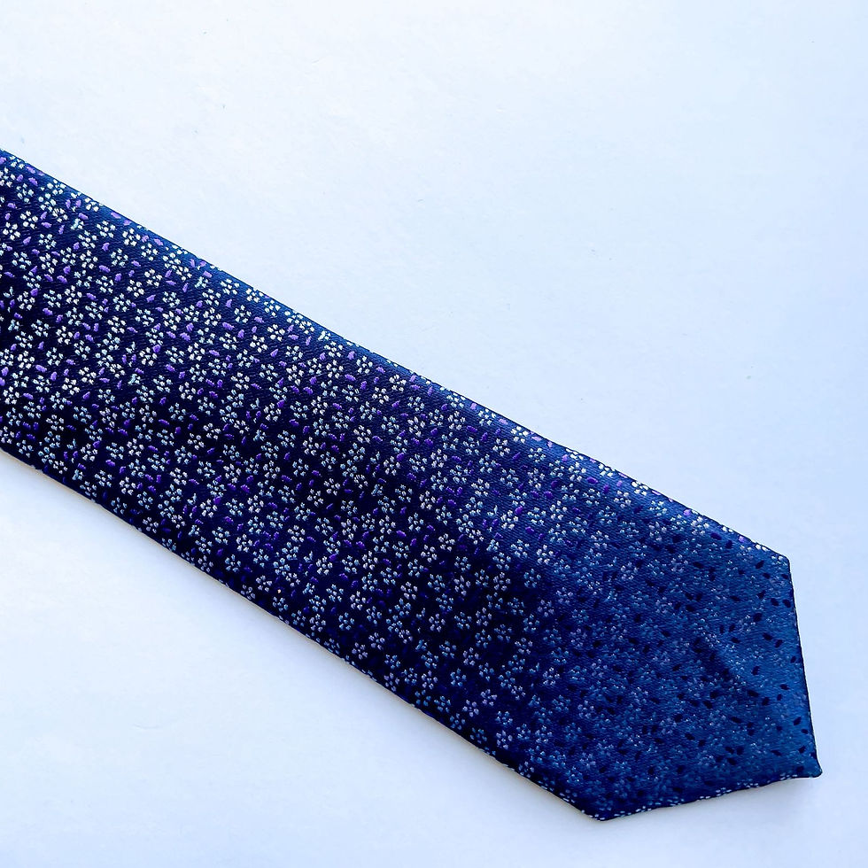 Miniatura: Corbata BERGAMO NEW YORK con un hermoso diseño de flores