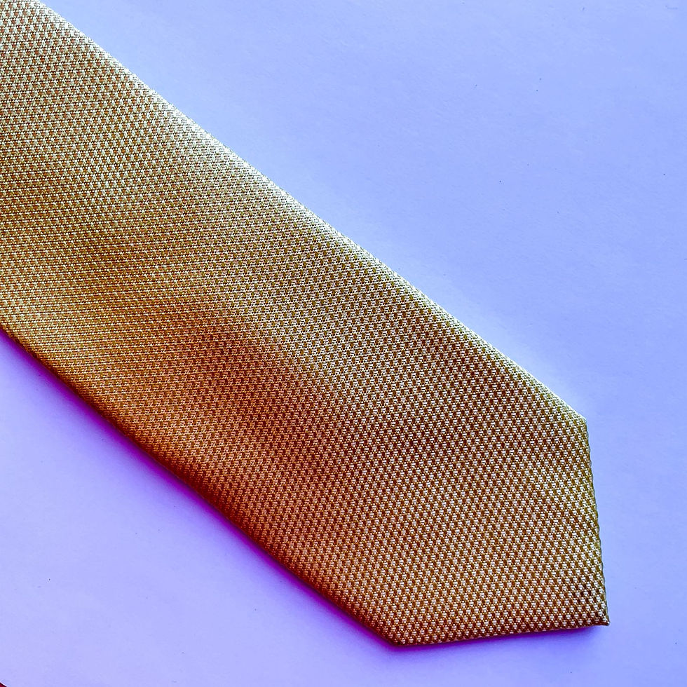 Miniatura: Corbata Charles Tyrwhitt de seda lisa color amarillo