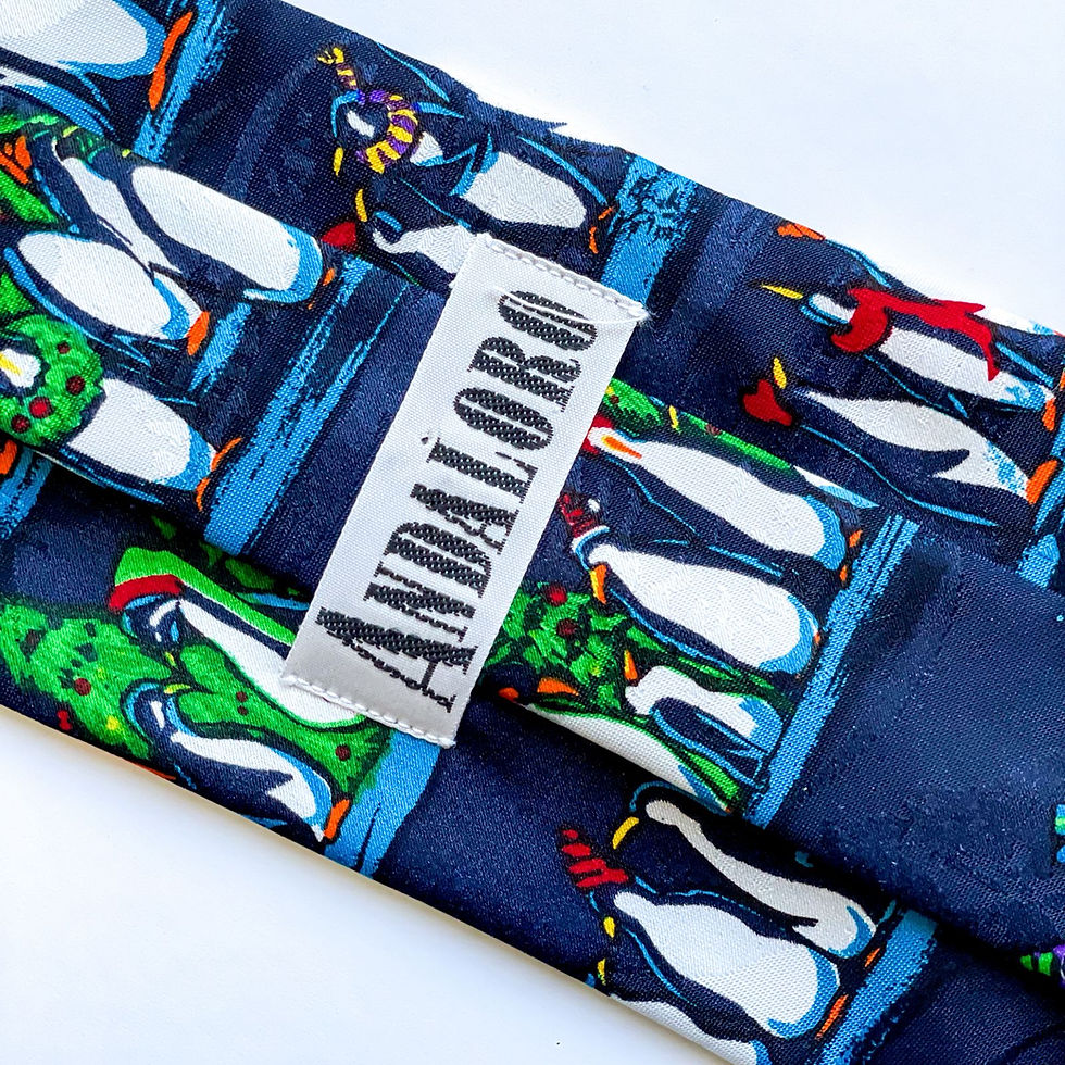 Miniatura: Corbata Navidad Pingüinos Andaloro