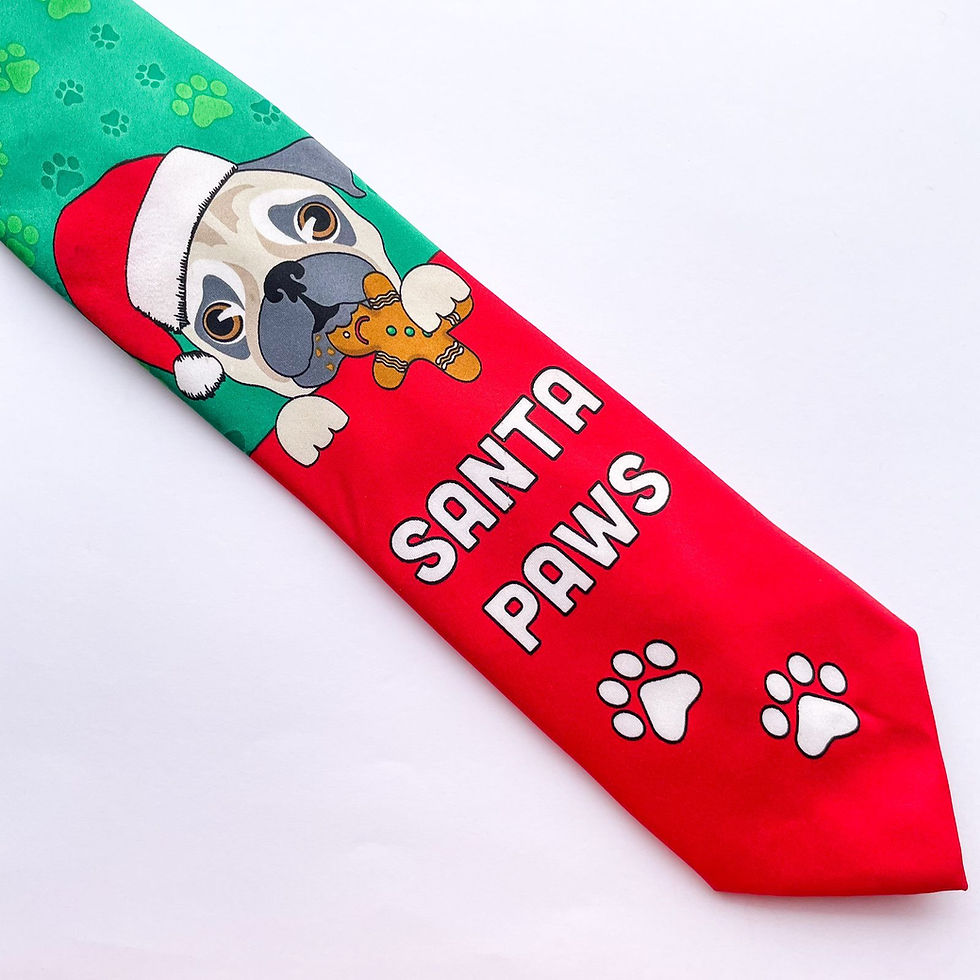 Hermosa corbata Holiday Traditions Navidad