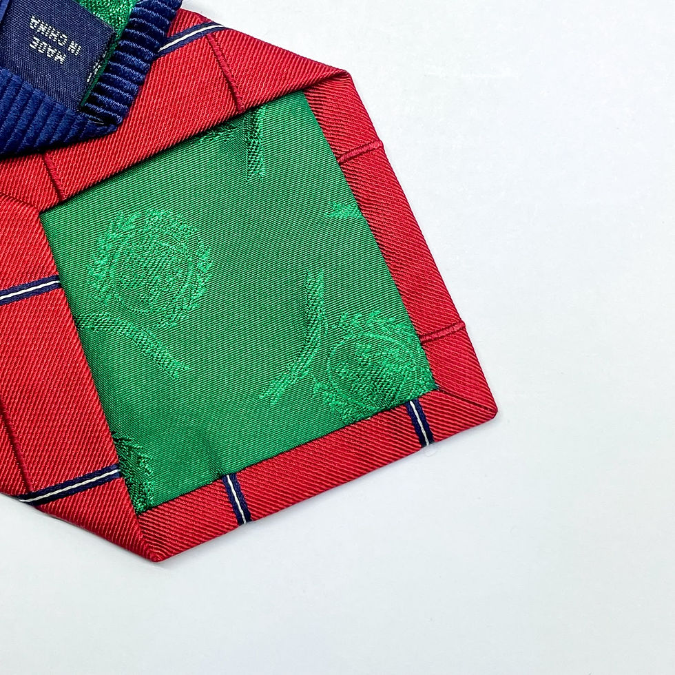 Miniatura: Corbata Tommy Hilfiger de seda con diseño escoces
