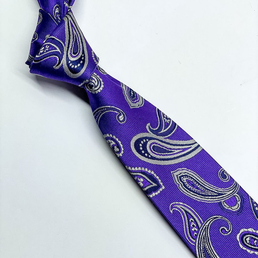 Corbata Roundtree & yorke de seda con diseño paisley