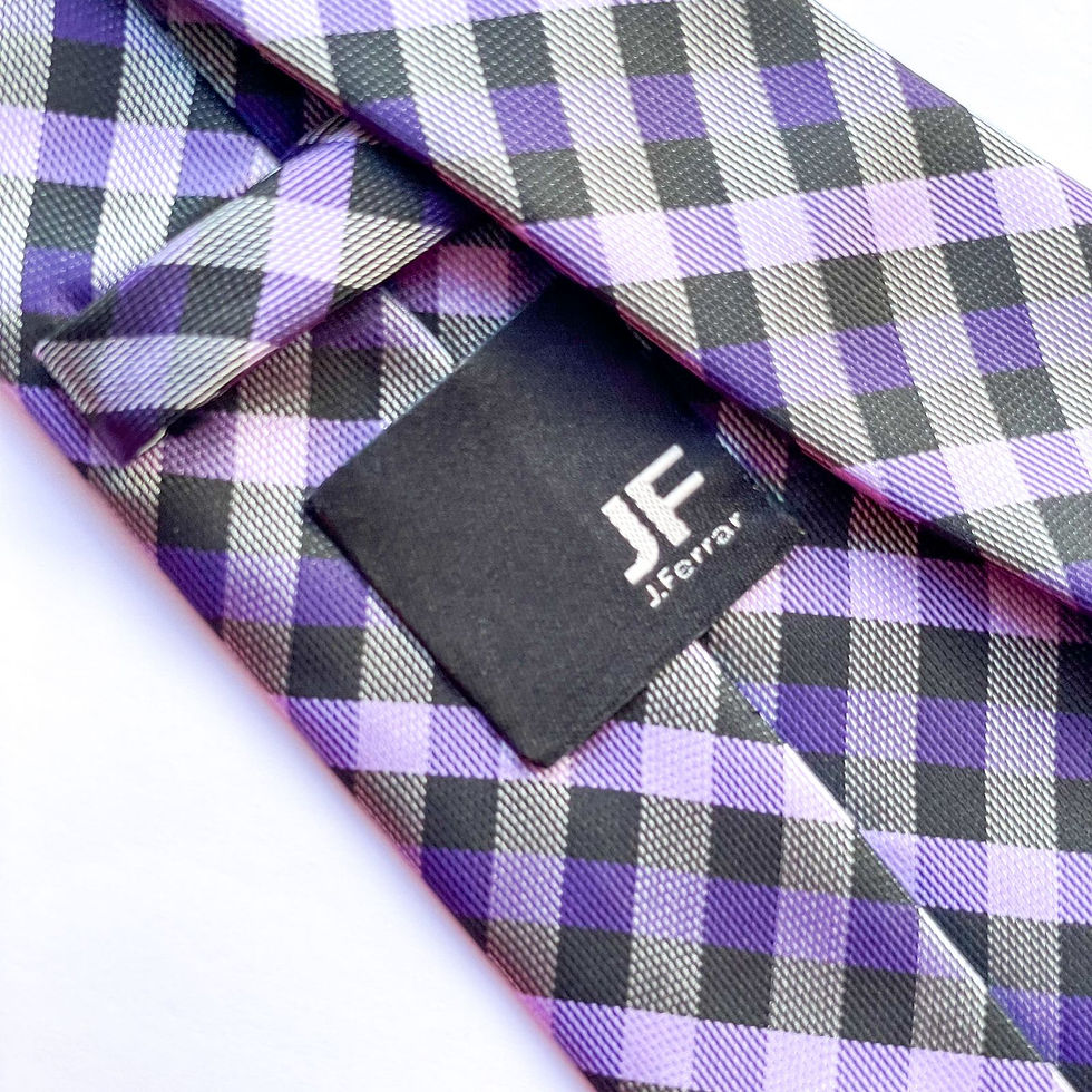 Corbata  J.Ferrar con diseño escocés