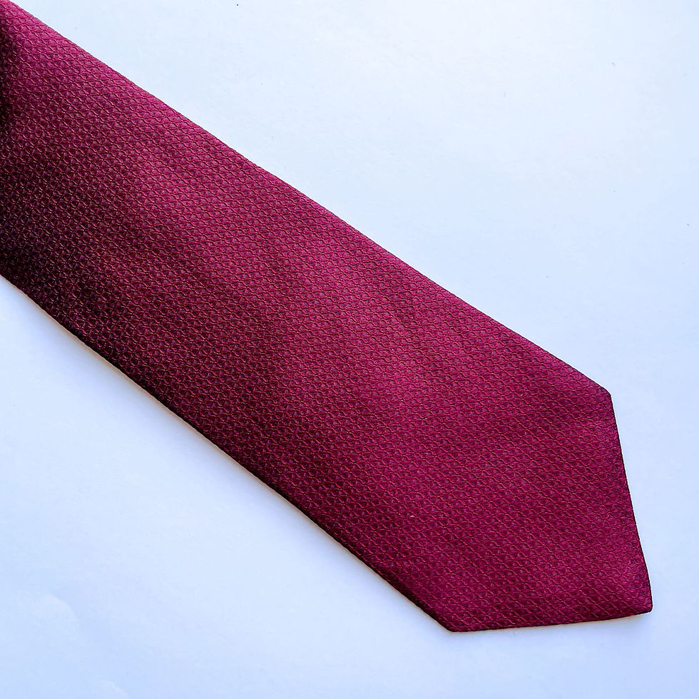 Miniatura: Corbata Savillerow 100% seda hecha en USA 🇺🇸 ( color burdeo más oscuro)