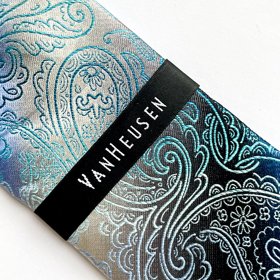 Miniatura: Corbata VanHeusen con 🏷️ de seda y un elegante diseño Paisley