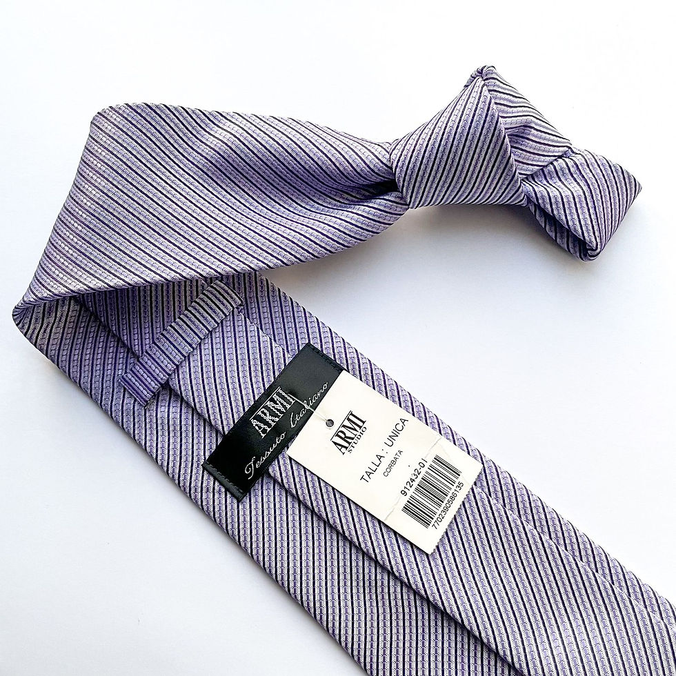 Miniatura: Corbata ARMI Studio con etiqueta 🏷️ de poliester con un hermoso diseño