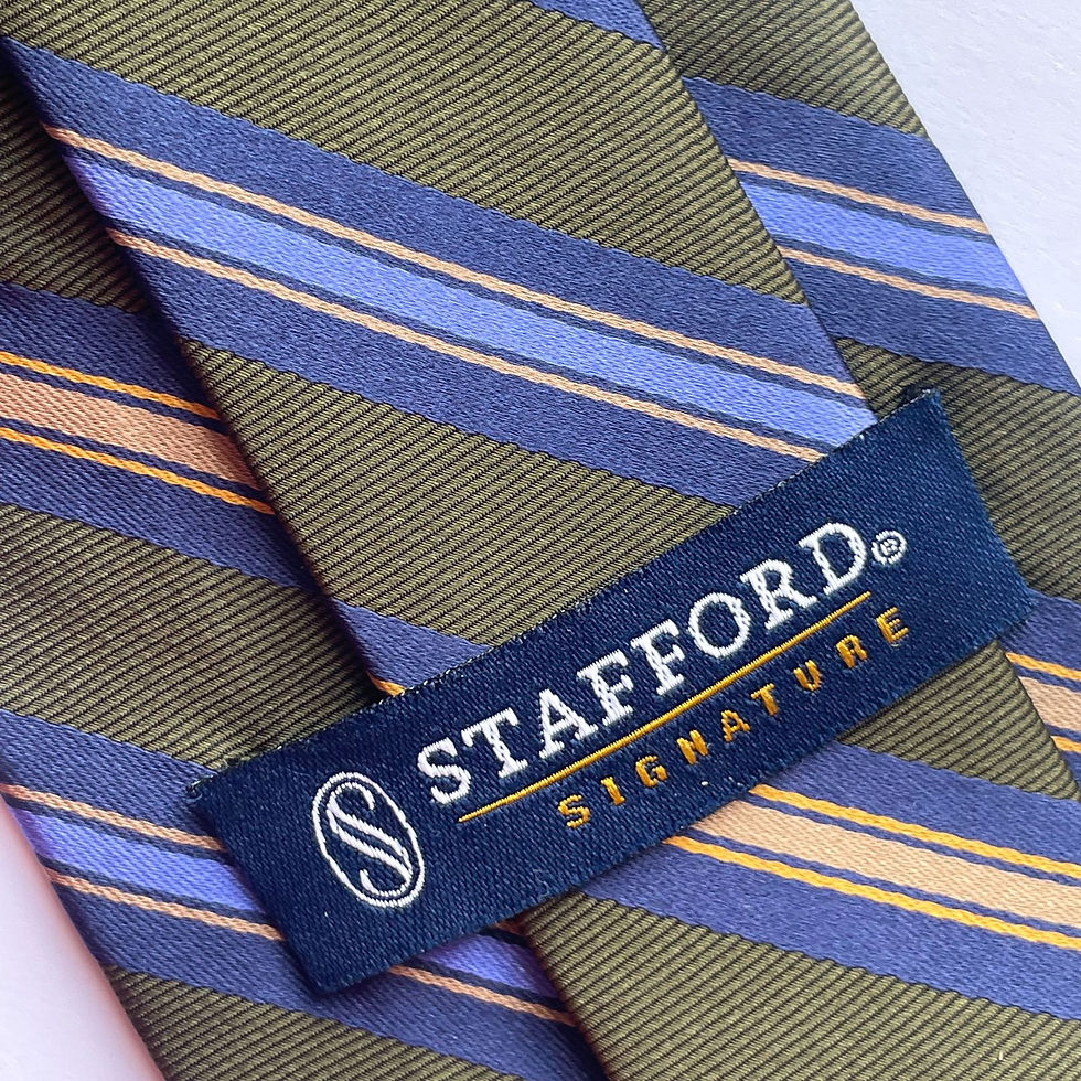 Corbata Stafford Signature con diseño a rayas
