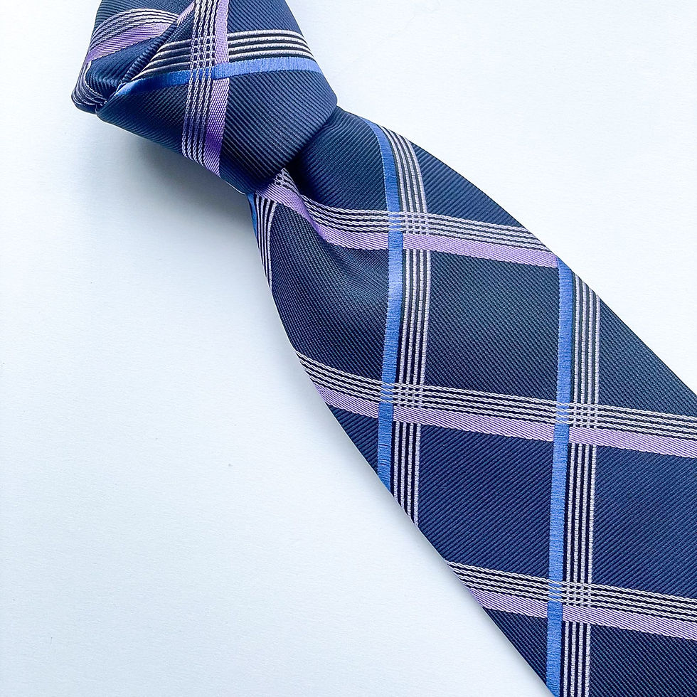 Corbata JONES New York SIGNATURE con diseño estilo escocés