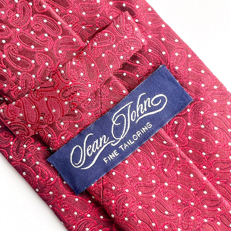 Corbata SeanJohn con puntos y paisley