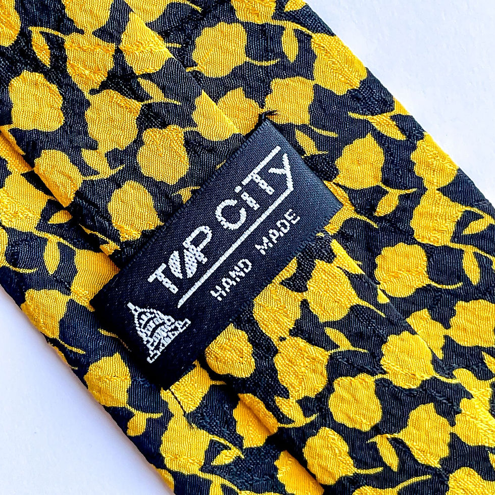 Corbata  Top City con diseño de flores