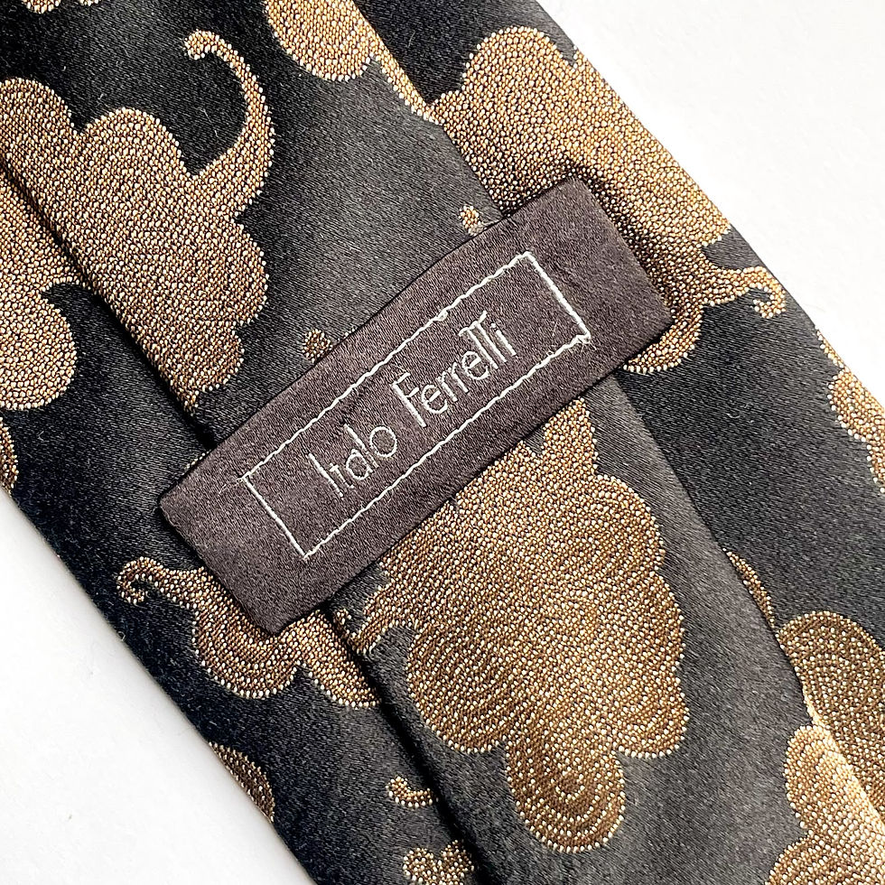 Corbata Italo Ferretti de seda, fabricada en Italia con diseño hermoso en patron