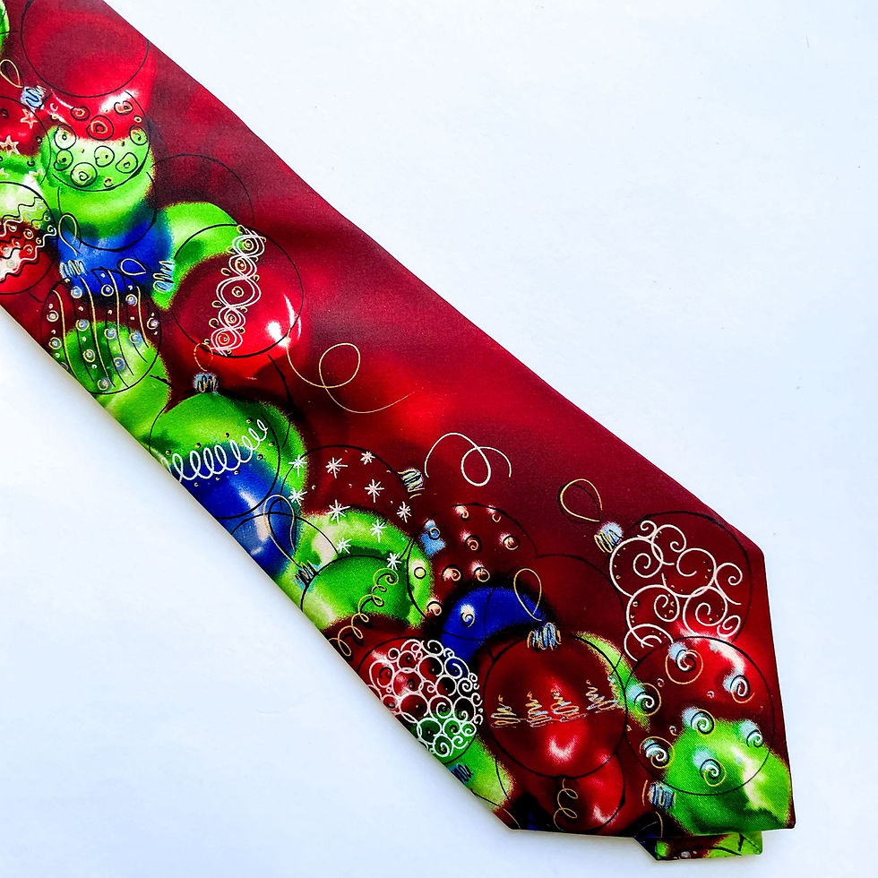 Corbata Navidad J.Garcia Collection de esferas navideñas