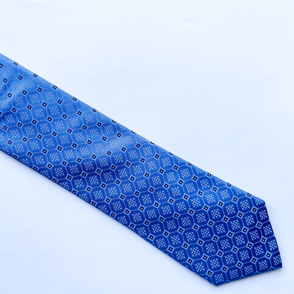 Corbata COVINGTON con diseño en patrón
