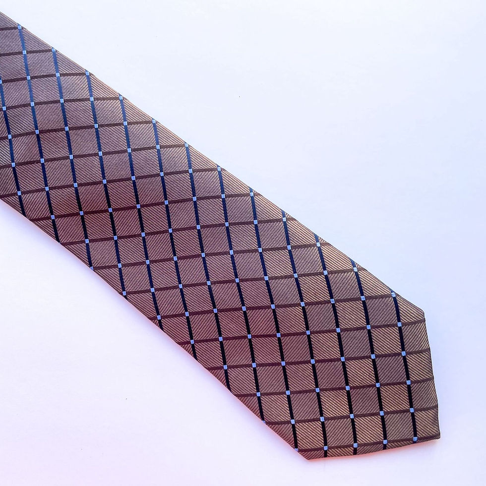 Miniatura: Corbata Beau Brummel con diseño cuadriculado