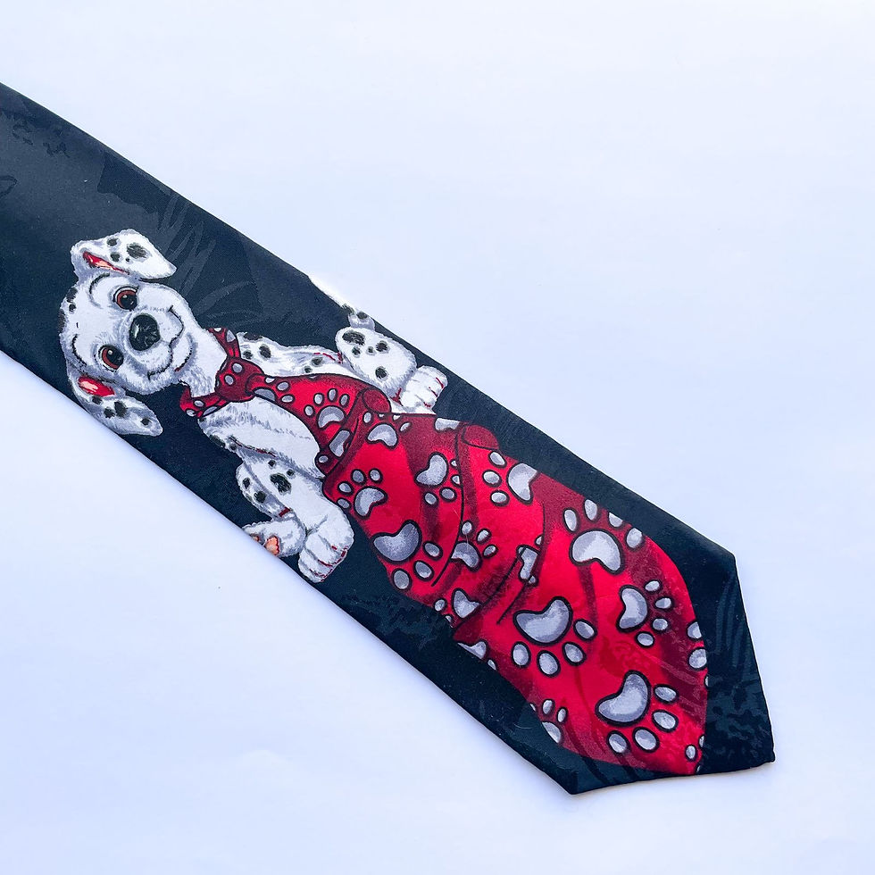 Corbata 101 Dálmatas Disney perrito con corbata