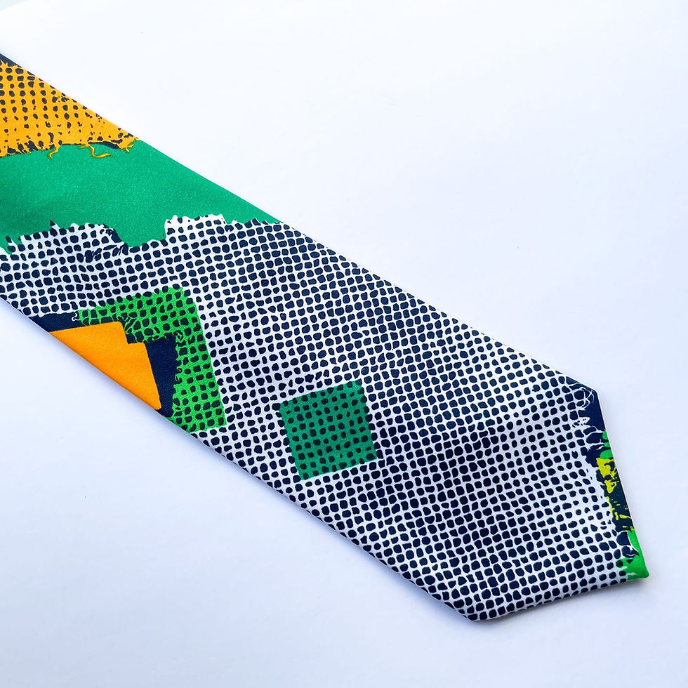 Corbata con hermosos colores