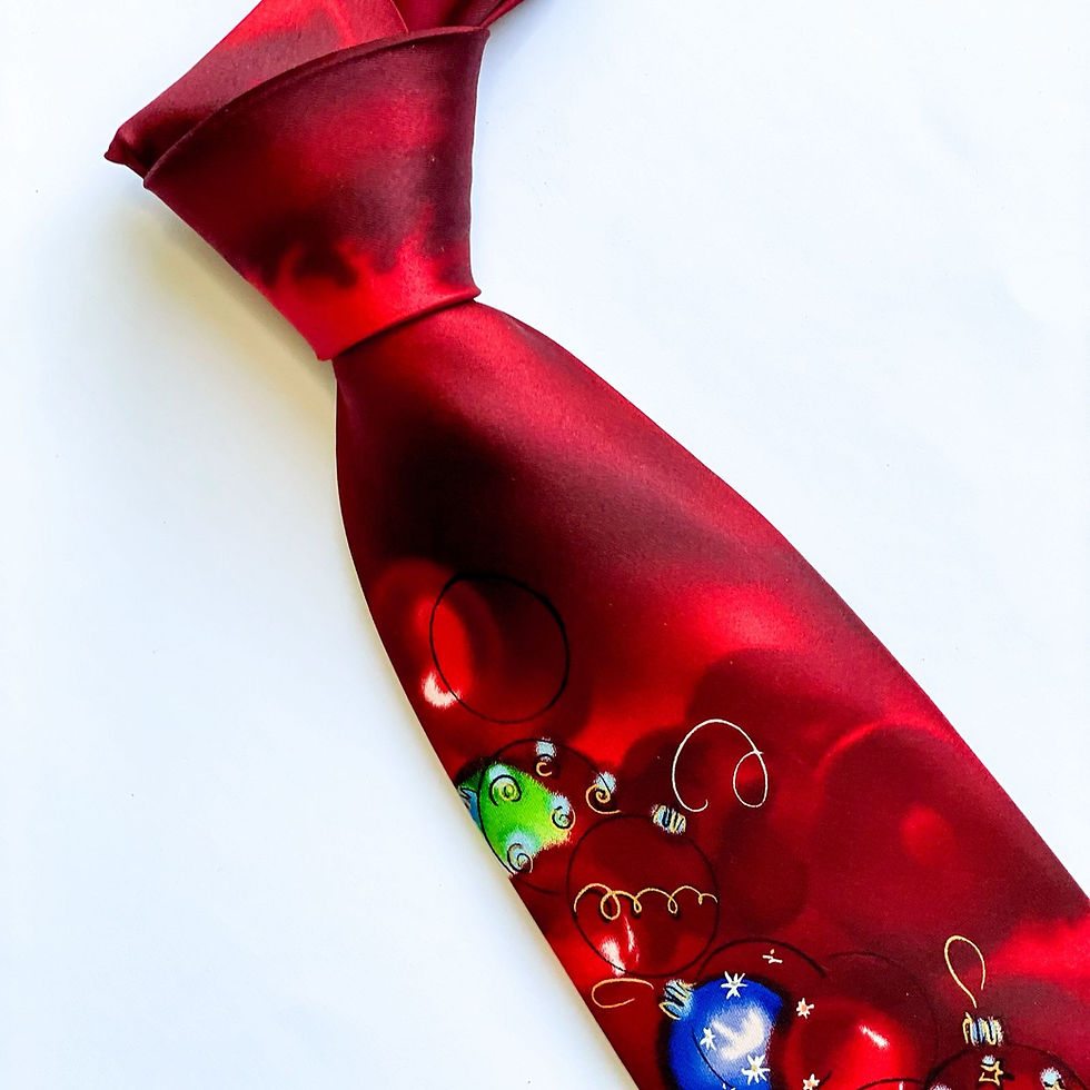 Corbata Navidad J.Garcia Collection de esferas navideñas