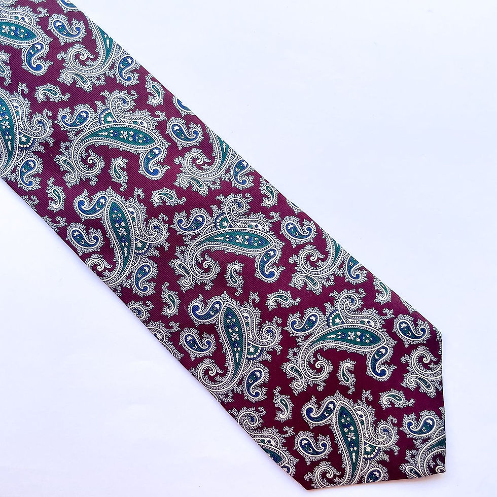 Corbata Bertpulitzer con hermoso paisley