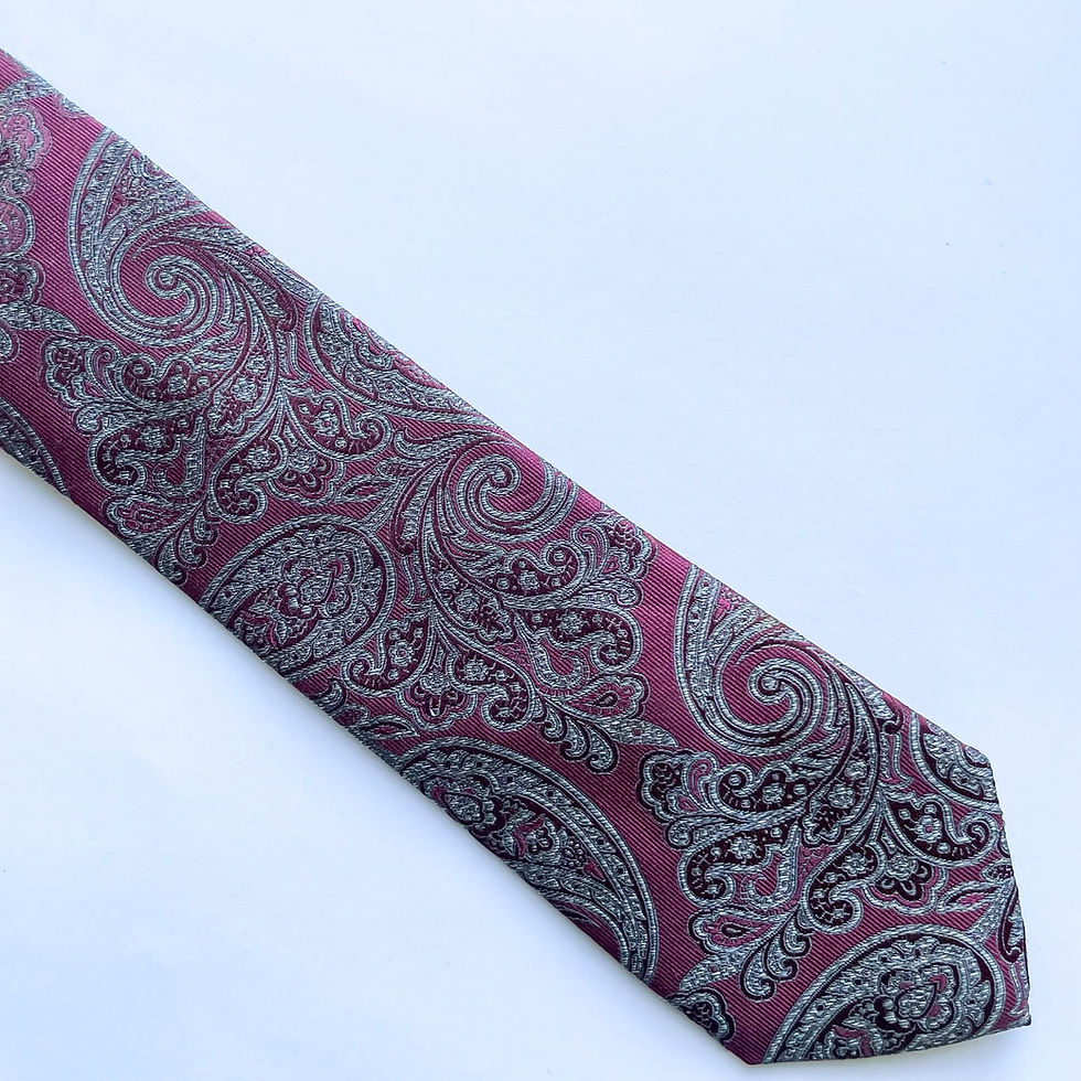 Miniatura: Corbata  JoS.A.BANK de seda con diseño paisley