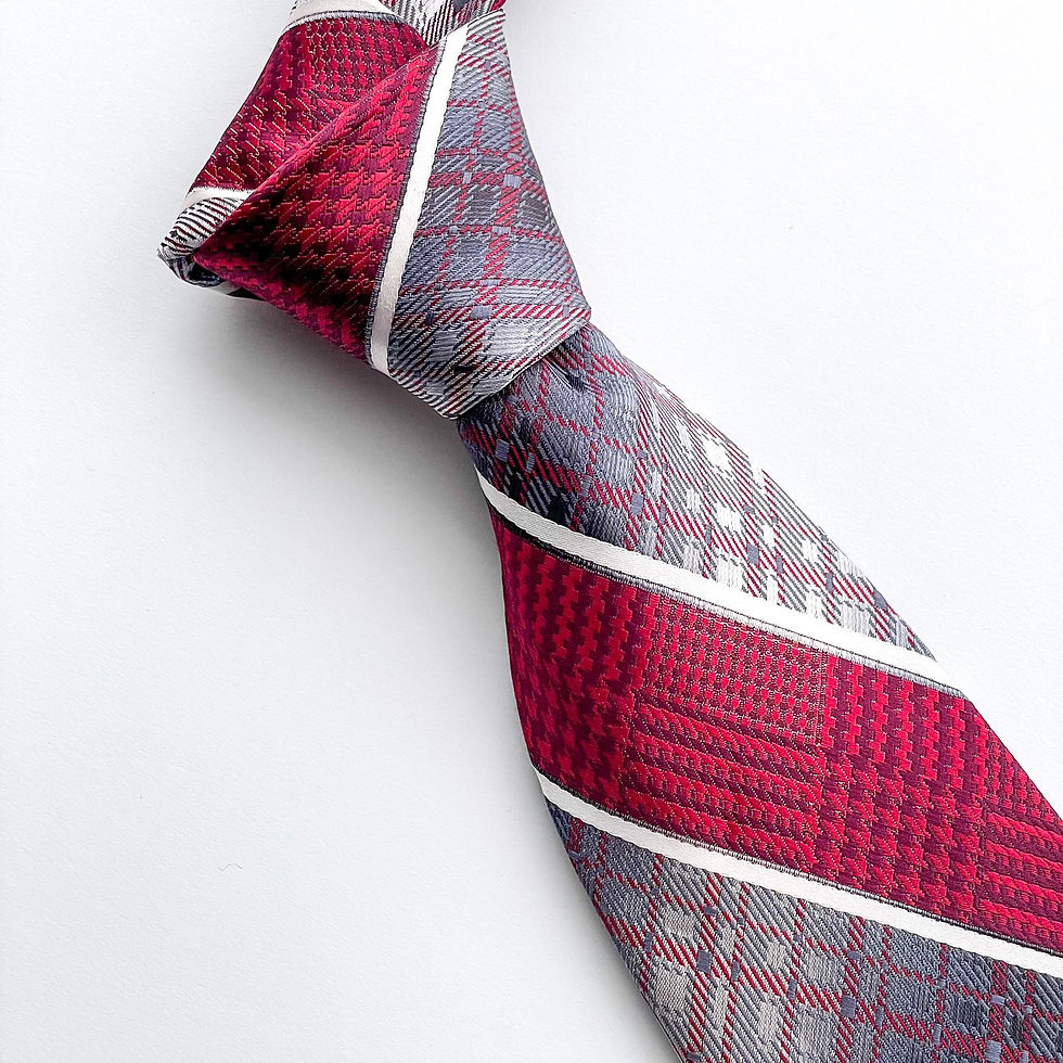 Hermosa corbata Stacy Adams a rayas y diseño