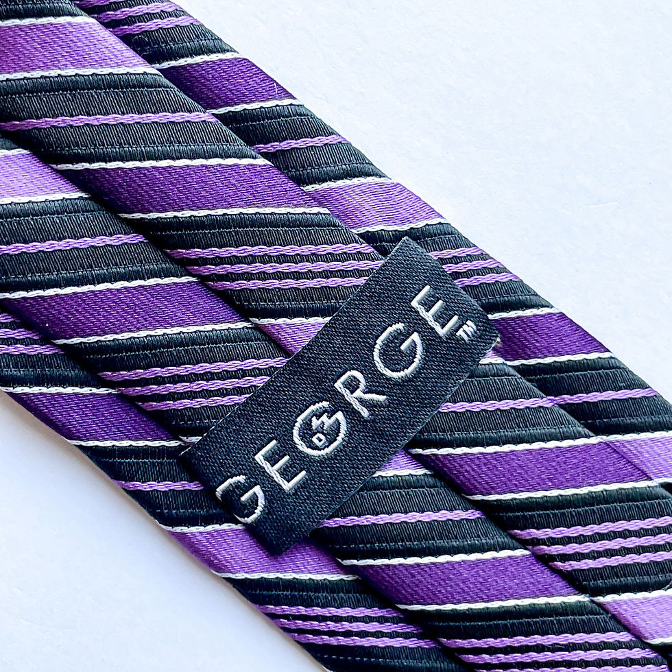 Corbata GEORGE para niño con diseño de rayas