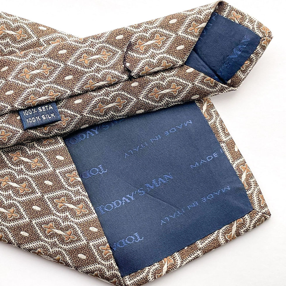 Miniatura: Corbata Italiana de seda, Today’s Man trae un hermoso diseño